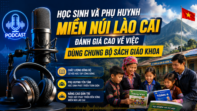Học sinh và phụ huynh miền núi Lào Cai đánh giá cao về việc dùng chung bộ sách giao khoa