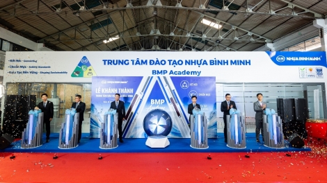 Nhựa Bình Minh khánh thành Trung tâm Đào tạo và ký kết Biên bản ghi nhớ hợp tác với HCMUTE