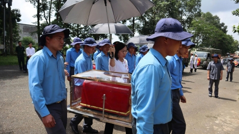 Đồng Nai đón 62 hài cốt liệt sĩ từ Campuchia về nước