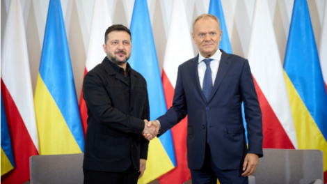 Lãnh đạo Ba Lan và Ukraine gặp nhau lần đầu tiên sau căng thẳng ngoại giao