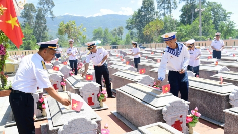 Vùng 3 Hải quân: Tri ân các thế hệ cha anh bằng những việc làm thiết thực