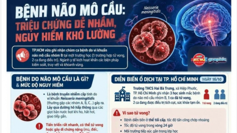 Chùm ca não mô cầu tại TP.HCM: Cảnh giác dấu hiệu bệnh diễn tiến nhanh