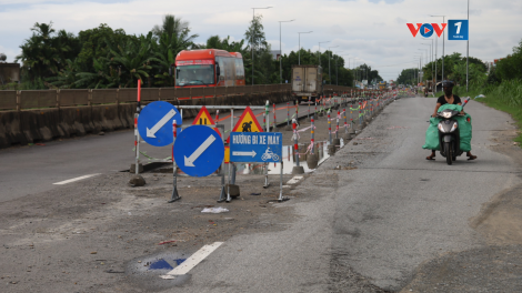 Quảng Ngãi: Sửa chữa Quốc lộ 1A kéo dài, người dân bất an, lo sợ tai nạn