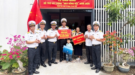 Lữ đoàn 162 trao Nhà đồng đội, tiếp sức quân nhân vượt khó