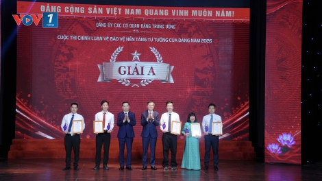 Trao 34 giải thưởng Cuộc thi chính luận về bảo vệ nền tảng tư tưởng của Đảng
