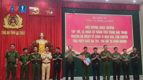 Công an Lai Châu triệt phá chuyên án ma túy, thu giữ 20 bánh heroin