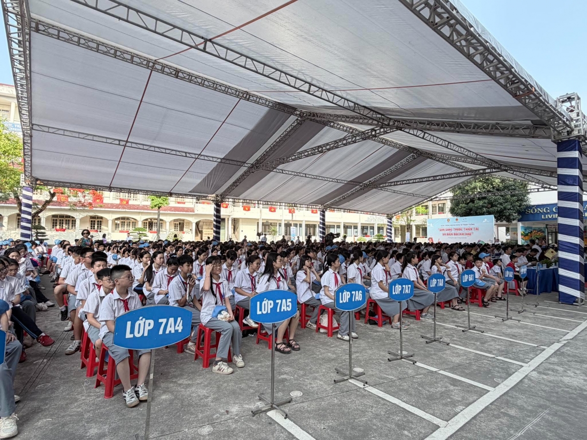 Tăng cường nâng cao nhận thức phòng chống thiên tai trong trường học