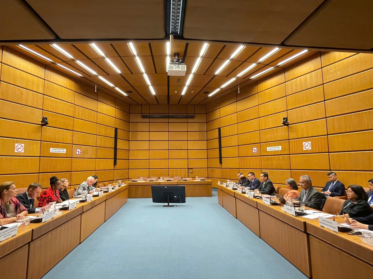 Ủy ban ASEAN tại Viên, Công hòa Áo, có buổi làm việc với Giám đốc Điều hành UNODC, Juma Monica