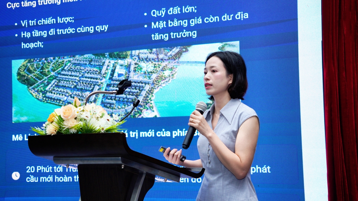 Bà Phạm Thị Miền, Phó Viện trưởng VARS IRE đánh giá thị trường bất động sản Việt Nam.