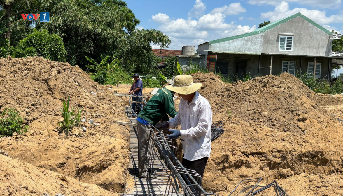 Công trình được xây dựng để trở thành "pháo đài" chống lũ, nơi tránh trú an toàn cho người dân vùng thiên tai.  (Ảnh: Xã Hoà Thịnh)
