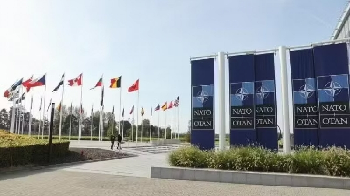 Trụ sở NATO ở Brussels, Bỉ. (Ảnh: Tân hoa xã)