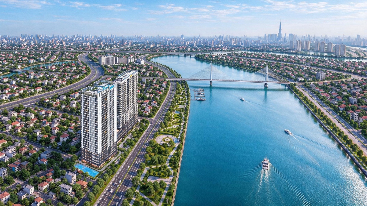 Phối cảnh dự án Serena Riverside.
