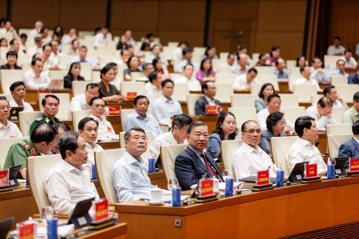 Tổng Bí thư, Chủ tịch nước Tô Lâm và các lãnh đạo Đảng, Nhà nước dự Hội nghị toàn quốc nghiên cứu, học tập quán triệt và triển khai thực hiện nghị quyết Hội nghị Trung ương 3