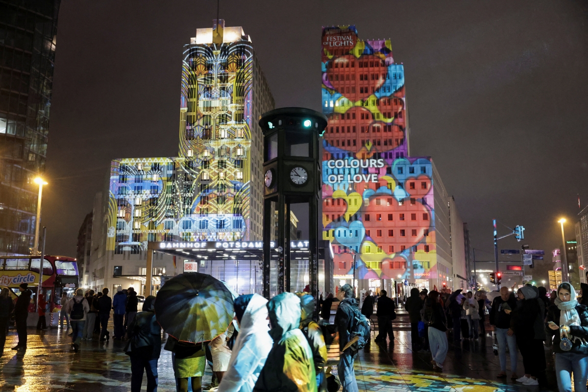Quảng trường Potsdamer Platz, ở Berlin, Đức (Nguồn ảnh: Reuters)