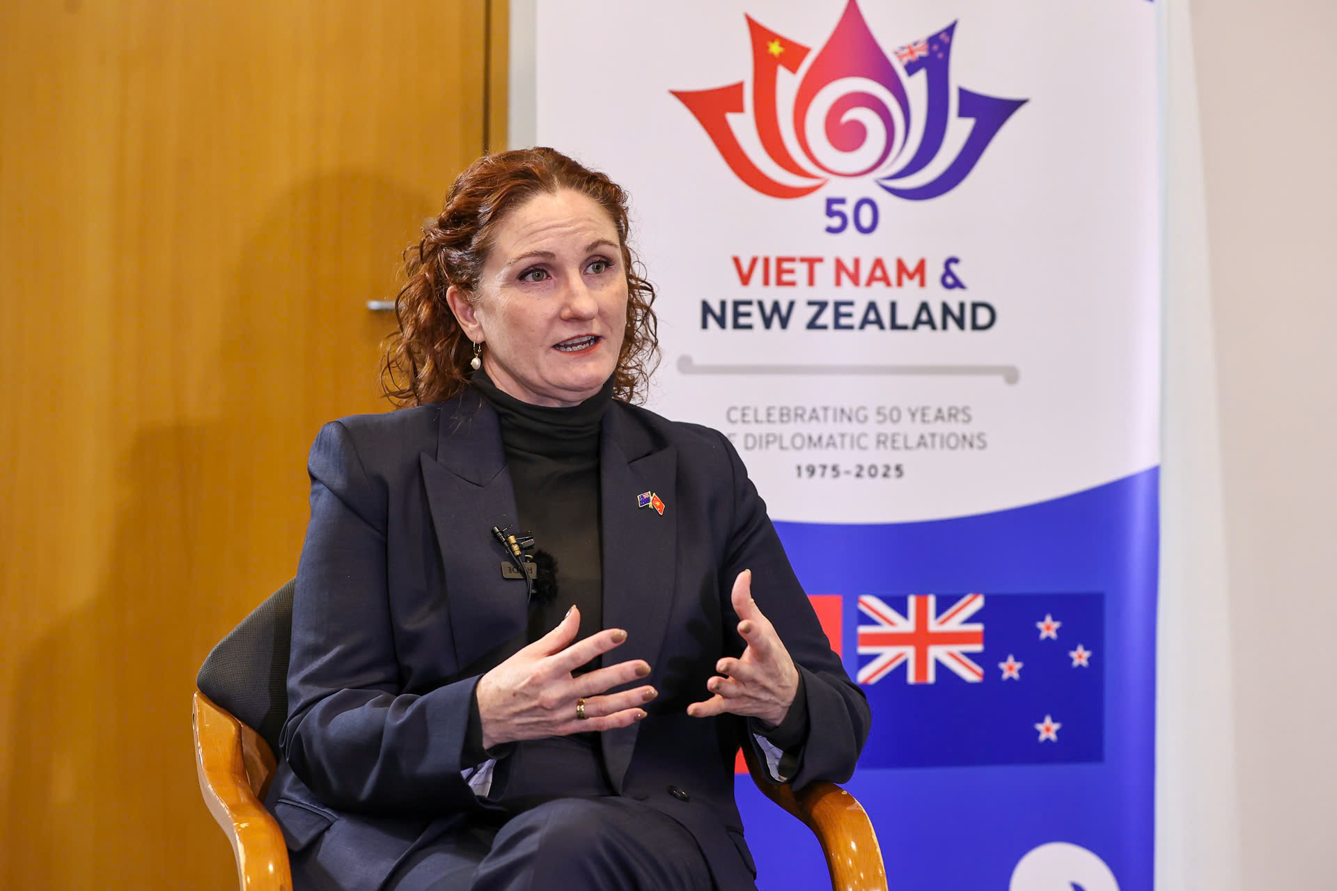 Đại sứ New Zealand tại Việt Nam Caroline Beresford. Ảnh: Phạm Hải