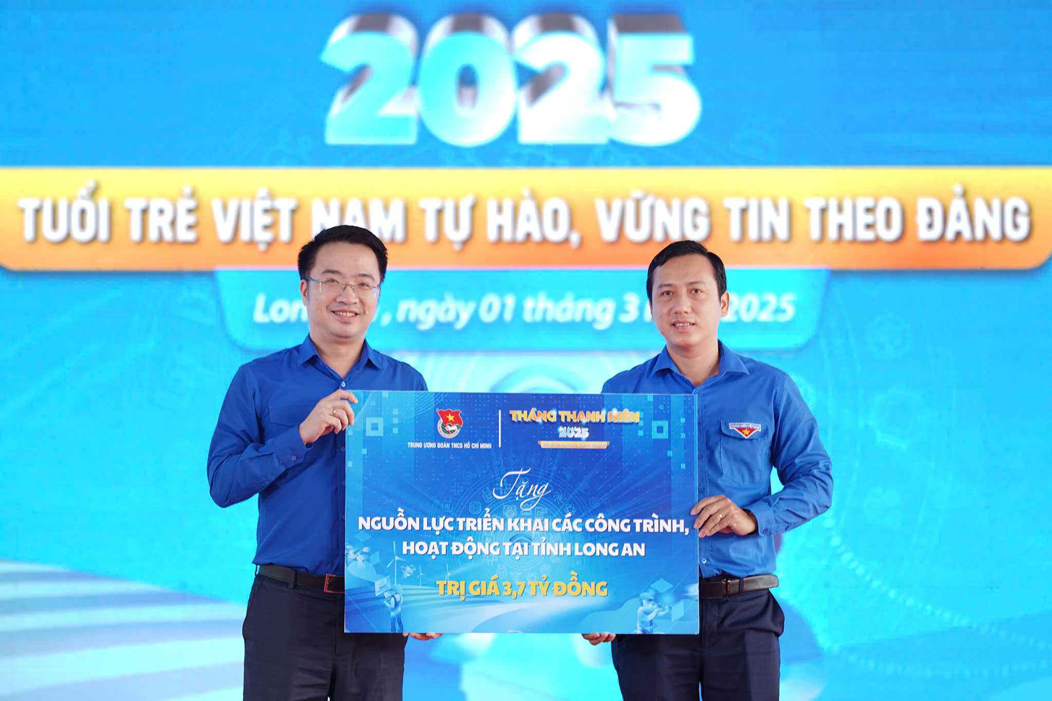 Hội liên hiệp thanh niên Việt Nam tổ chức khởi động Chương trình “Tháng 3 biên giới” năm 2025 tại địa bàn Long An