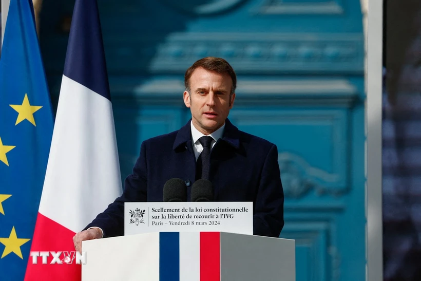 Tổng thống Pháp Emmanuel Macron. (Nguồn: AFP/TTXVN)