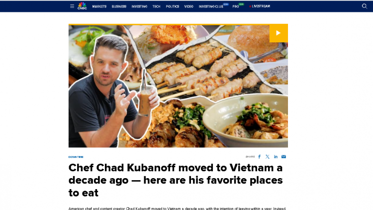 Câu chuyện của một người Mỹ “phải lòng” ẩm thực Việt Nam