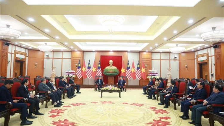 Tổng Bí thư Tô Lâm tiếp Thủ tướng Malaysia Anwar Ibrahim