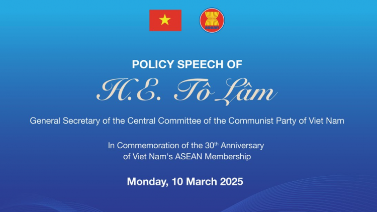 Phát biểu của Tổng Bí thư Tô Lâm tại Lễ kỷ niệm 30 năm Việt Nam gia nhập ASEAN