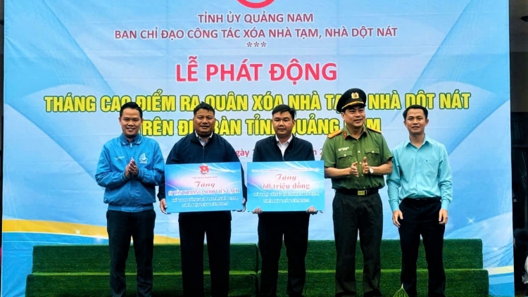Quảng Nam hoàn thành xoá nhà tạm trước tháng 10/2025