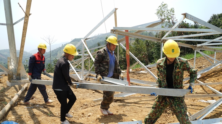 Kinh nghiệm thi công thần tốc "mạch 3" trên công trình Đường dây 500kV Lào Cai - Vĩnh Yên
