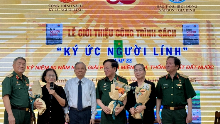 Ra mắt tập 22 bộ sách “Ký ức người lính” kể câu chuyện Biệt động Sài Gòn