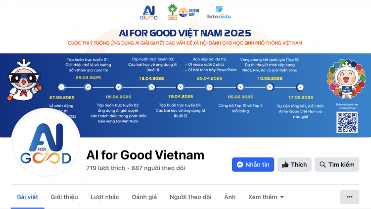 Cuộc thi AI for Good Việt Nam 2025 - Từ sân chơi đến trang bị kỹ năng sử dụng AI cho học sinh 