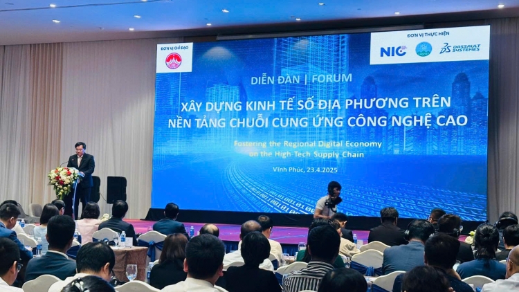 Vĩnh Phúc: Xây dựng kinh tế số địa phương trên nền tảng chuỗi cung ứng công nghệ cao (23/04/2025)