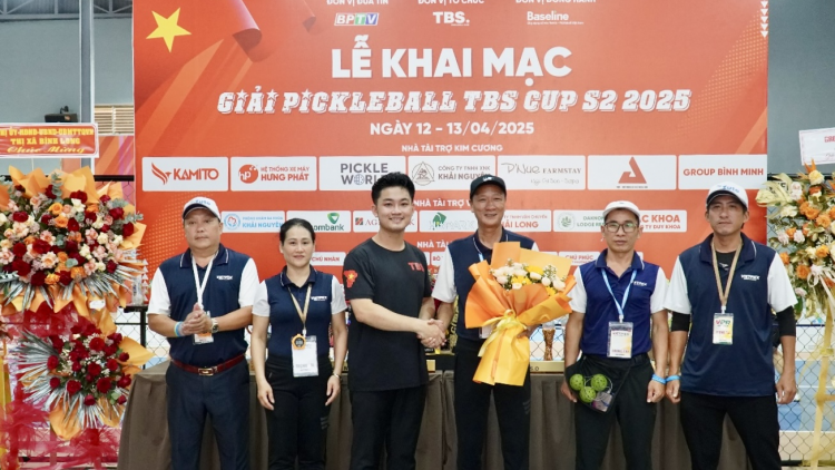Mak và Andrew thắng trận bán kết đôi nam giải Pickleball TBS cup S2 2025