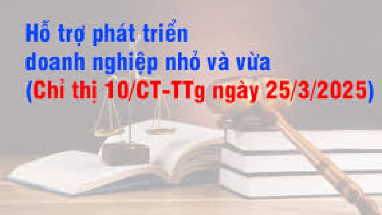 Chỉ thị số 10 của Thủ tướng Chính phủ - Cú huých mới cho doanh nghiệp nhỏ và vừa