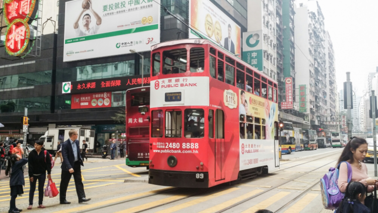 Xe điện hai tầng “Ding Ding" - cầu nối quá khứ và hiện tại ở Hong Kong (Trung Quốc)