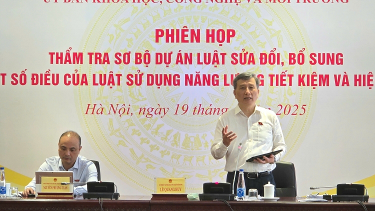 Thẩm tra Dự án Luật Sử dụng năng lượng tiết kiệm và hiệu quả (sửa đổi)
