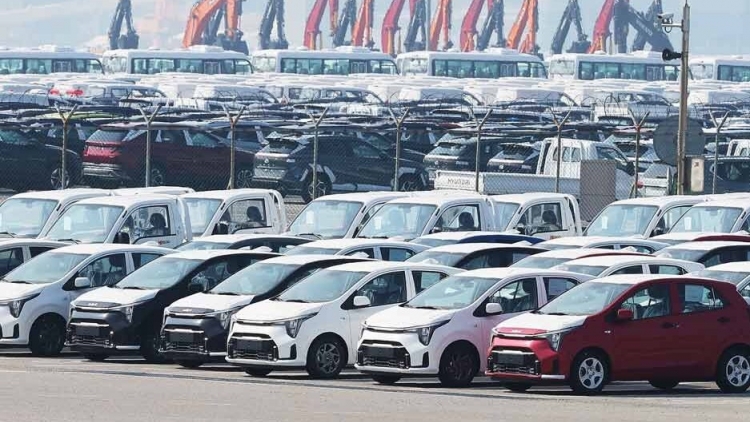 Xuất khẩu ô tô đã qua sử dụng của Hàn Quốc tăng đột biến
