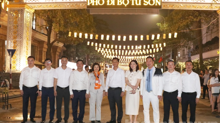 Phố đi bộ Từ Sơn - Điểm nhấn đến văn hóa, du lịch mới của Bắc Ninh