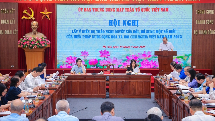MTTQVN: Lan tỏa tinh thần tham gia sửa đổi Hiến pháp tới các hội viên, đoàn viên và Nhân dâ