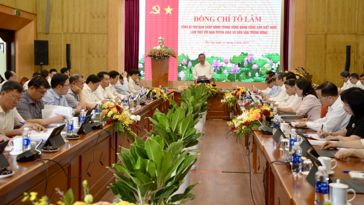 Thời sự 18h 11/6/2025: Tổng Bí thư Tô Lâm làm việc với Ban Tuyên giáo và Dân vận Trung ương