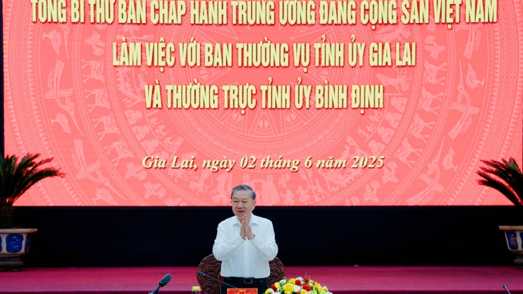 Thời sự 12h 02/6/2025: Tổng Bí thư Tô Lâm làm việc với Ban Thường vụ Tỉnh ủy Gia Lai và Bình Định