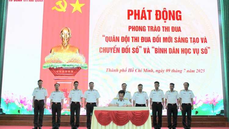 Lữ đoàn 171 phát động sôi nổi nhiều phong trào thi đua mới