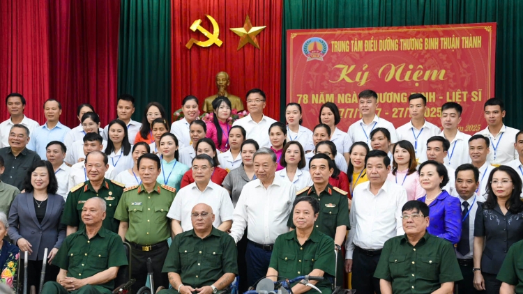 Tổng Bí thư Tô Lâm: Người có công là biểu tượng của ý chí, nghị lực Việt Nam.
