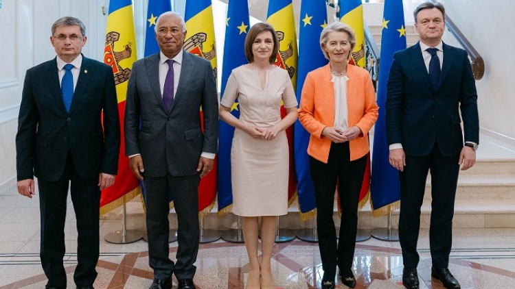 Hội nghị Thượng đỉnh lịch sử EU-Moldova ra tuyên bố chung 