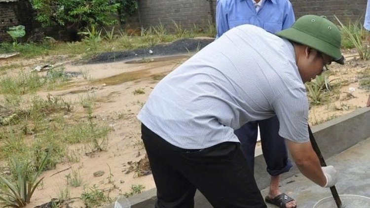 Chủ động vệ sinh môi trường, phòng chống dịch bệnh mùa mưa bão