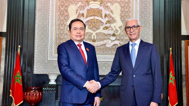Chủ tịch Quốc hội Trần Thanh Mẫn hội đàm với Chủ tịch Hạ viện Ma-rốc