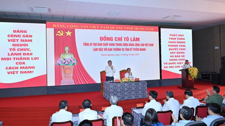 Thời sự 18h 14/8/2025: Tổng Bí thư Tô Lâm làm việc với Ban Thường vụ tỉnh ủy Tuyên Quang
