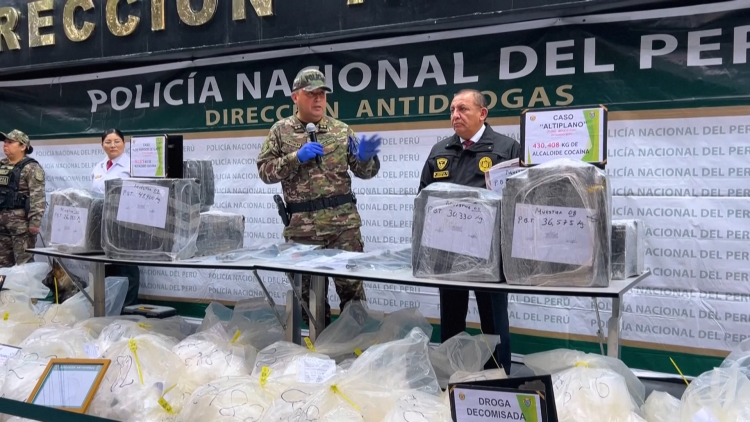 Thu giữ 1,5 tấn cocaine đang trên đường đến Châu Âu