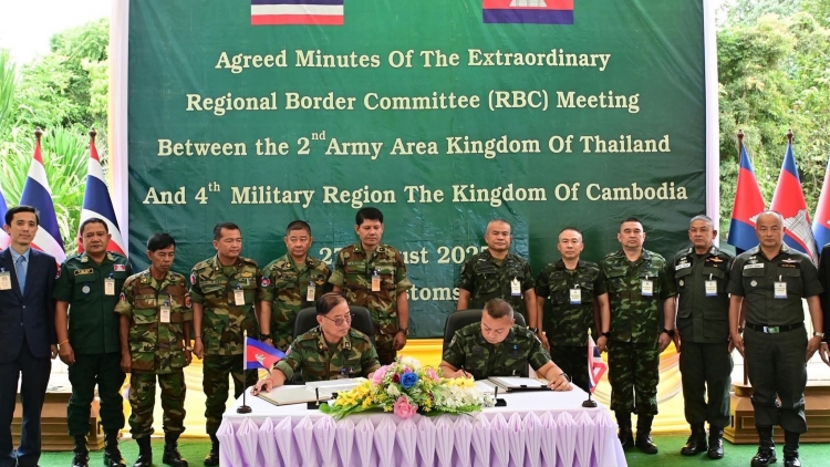 Quân đội Thái Lan, Campuchia cam kết kiềm chế, tránh leo thang căng thẳng biên giới