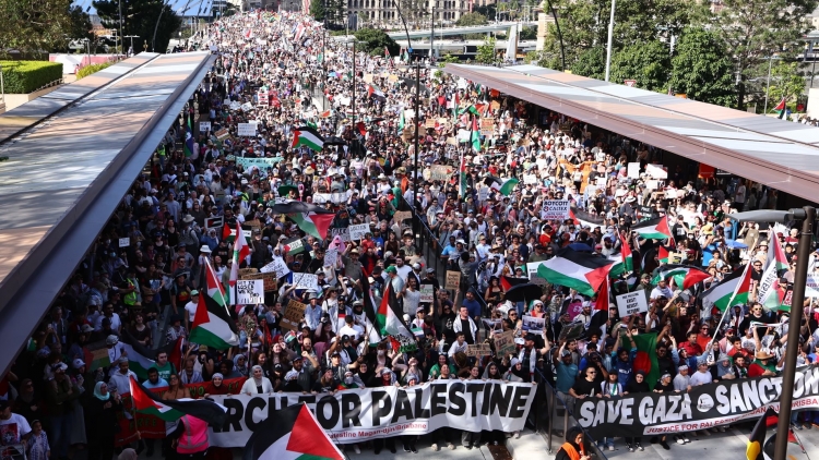 Australia: Hàng trăm nghìn người tuần hành ở nhiều thành phố ủng hộ Palestine