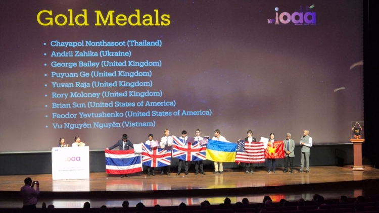 Việt Nam ghi dấu ấn tại kỳ thi Olympic Quốc tế Vật lý Thiên văn lần thứ 18