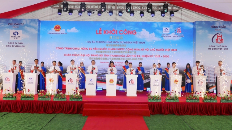  Thanh Hóa: Khởi công dự án FDI 200 triệu USD, chào mừng Đại hội Đảng bộ tỉnh