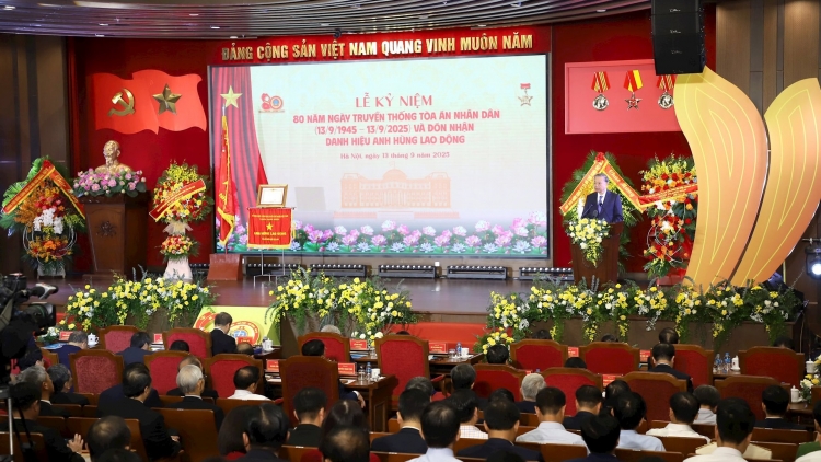 Thời sự 18h 13/9/2025: Lễ kỷ niệm 80 năm Ngày truyền thống Tòa án Nhân dân